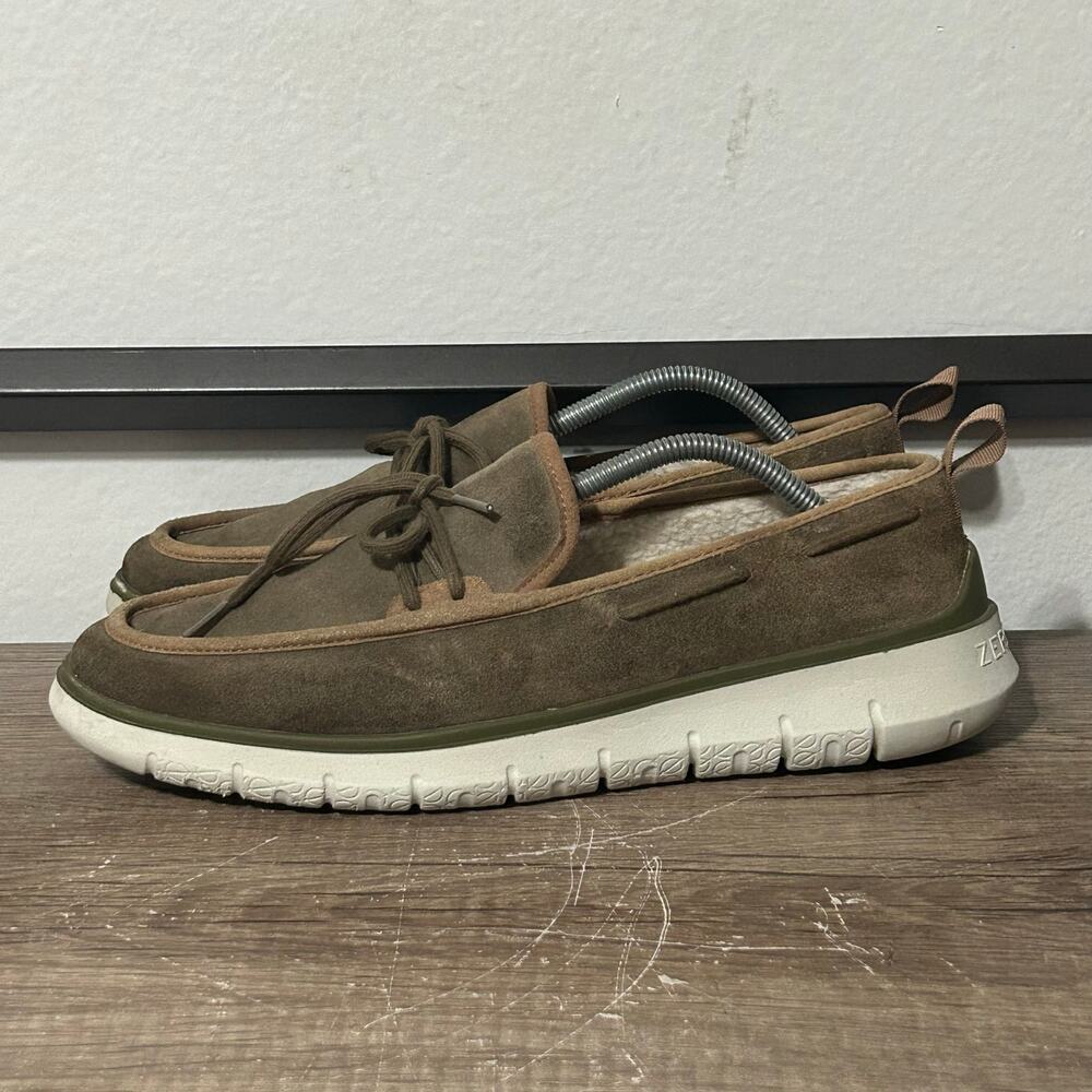 Cole Haan Generation Zerogrand Rec Men’s Slip-On Loafers Shoes Size 11 Green